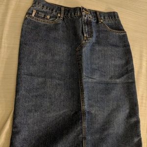 Jean Pencil Skirt